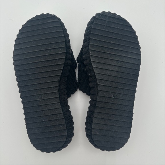 FREE PEOPLE Ibiza Women's Terry Slide Criss Cross Platform Sandals Black Size 6 - Picture 5 of 8